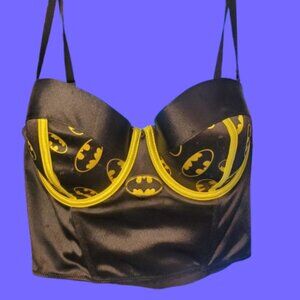 Batman Bra Bustier Style Top